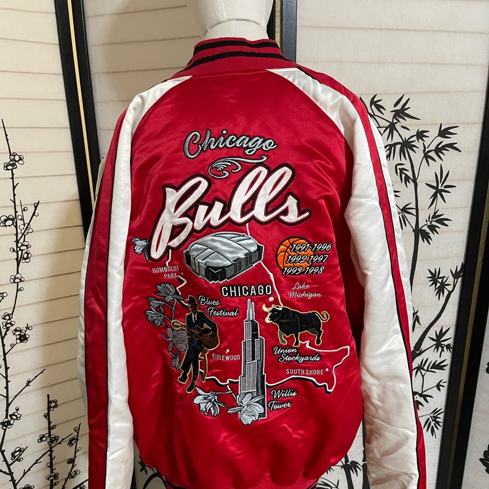 Rare Black Label Chicago Bulls Jacket Bomber